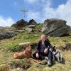 Gipfelsieg am Loskogel mit Hund